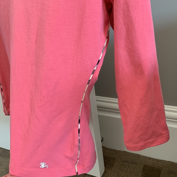 Medium Burberry 3/4 sleeve shirt top - Picture 6 of 7